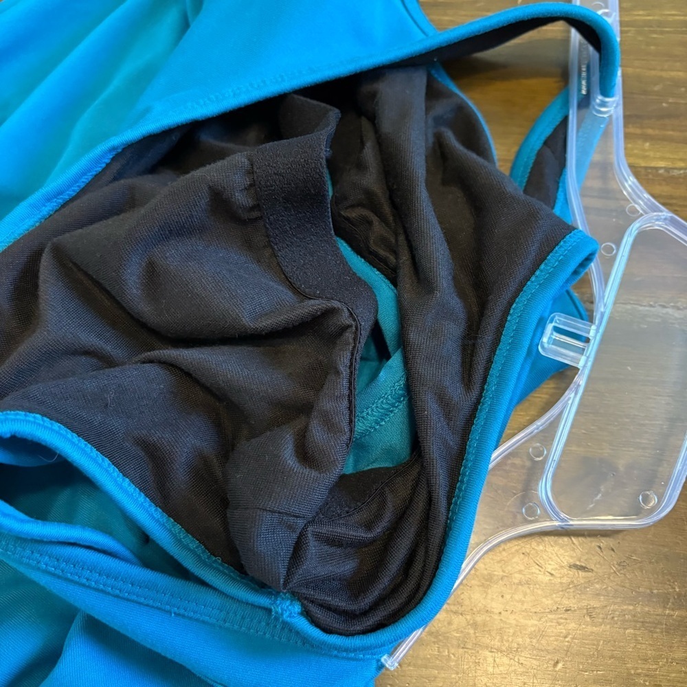 The North Face Abby Dress Women's M Teal Racer Back Outdoor UPF30 Large Hike - Picture 8 of 11